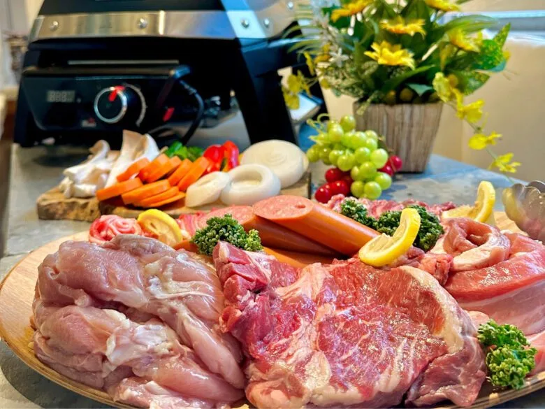 BBQコース料理の適量イメージ