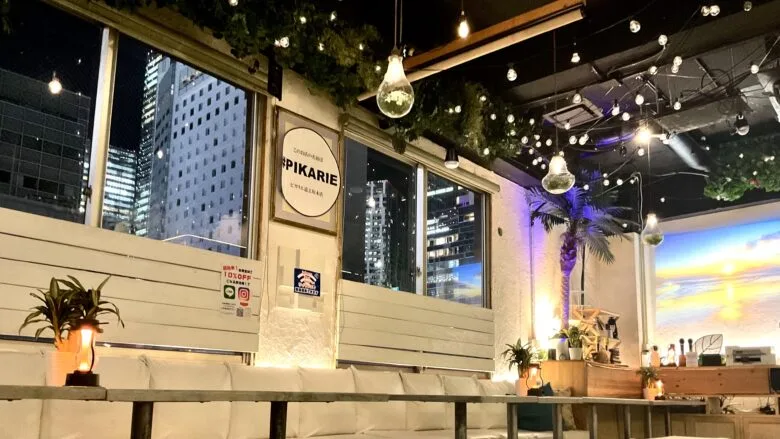 渋谷のナイトBBQ演出