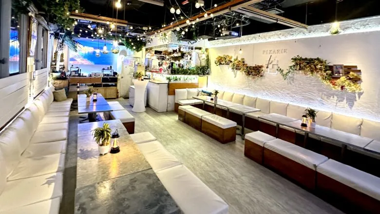 渋谷ガーデンホールのリゾート風インテリア