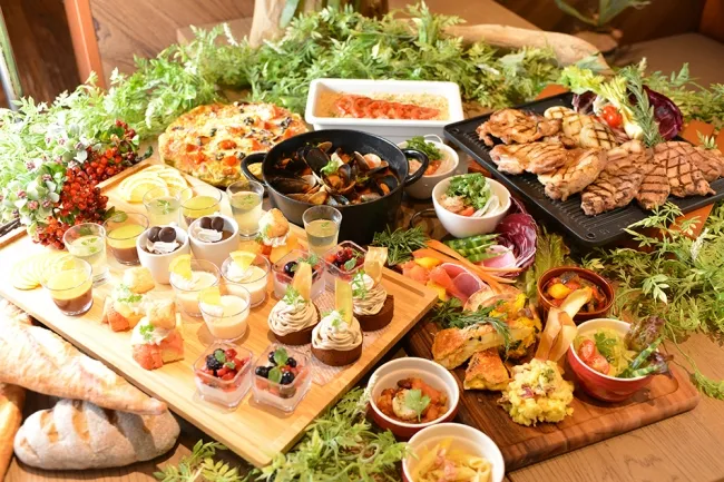 渋谷ガーデンホールのコース料理