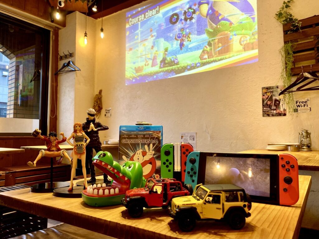 都内×手ぶらBBQ×冷暖房完備「渋谷ガーデンホール」ゲーム機器