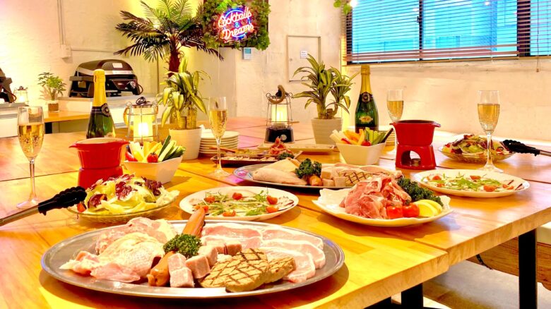 【渋谷×BBQ】昼から室内BBQが楽しめるお店『渋谷ガーデンホール』